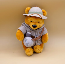 Walt Disney World - Safari Explorer Winnie The Pooh Plush Toy W/Hat 8" With Tag