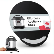 Elegant round Sliding Tray for Your Pressure Cooker, Air Fryer & Heavy Kitchen A