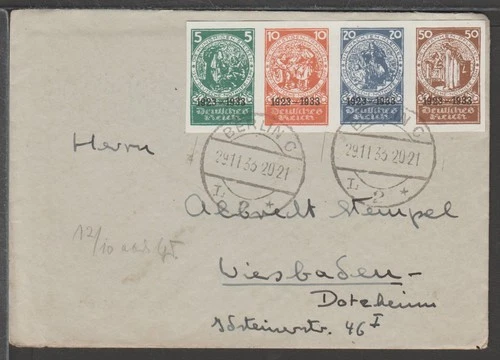 ✔️ GERMANY 3. Reich 1933. Nothilfe RARE FDC COVER LOT REPRODUCTION! NOT ORIGINAL