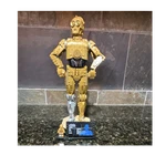LEGO Star Wars C-3PO 75398 1138pc Display Stand + Minifigure Complete Set