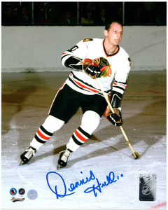 Hull,D Signed 8x10 Unframed Blackhawks-V