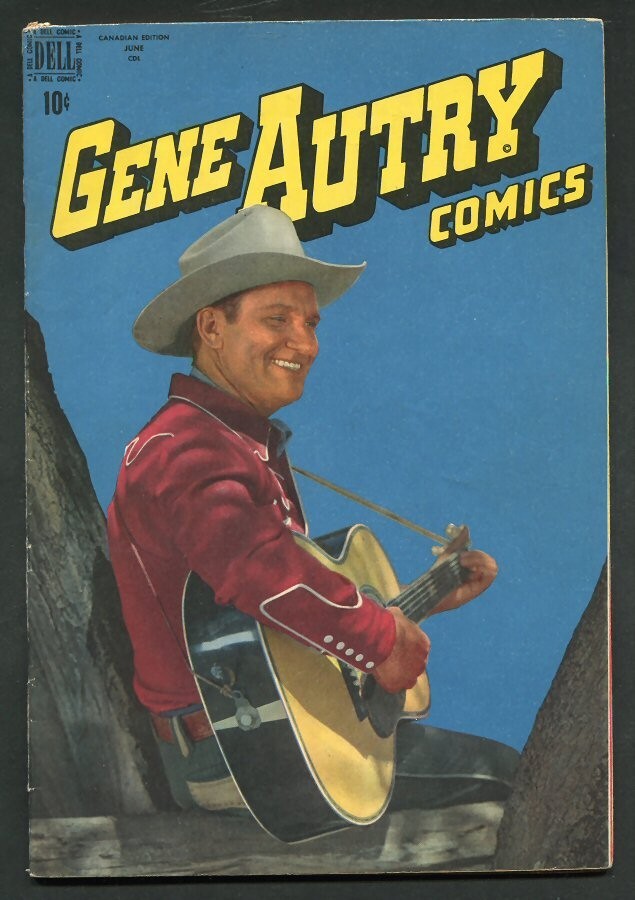 1948 #16 GENE AUTRY COMIC BOOK--RARE WILSON PUB. CANADIAN ISSUE FINE