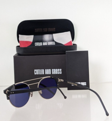 Cutler & Gross 1271 - NEW and Authentic!!!! Cutler And Gross 1271-06 BLACK GOLD YELLOW tint SUNGLASSES  main image 3