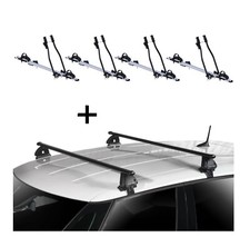 4x Fahrradträger SAGITTAR+Dachträger EVO STA für für für Seat Mii (KF1) 5 Türer 