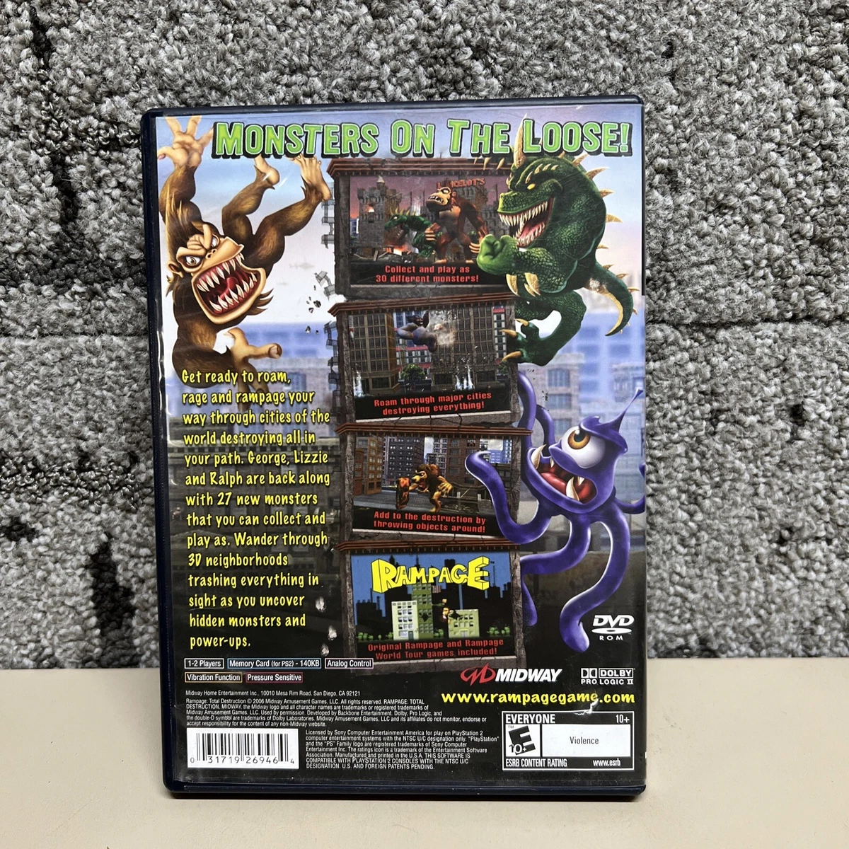 Rampage Total Destruction - PlayStation 2 : Video Games