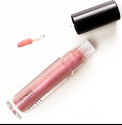 RARE New MAC Shiny Pretty Things Lipglass ICE ORCHID Pink Sparkle
