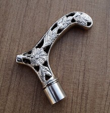 Brass Handle Designer Victorian Style Head Handle For Walking Stick Top Topper