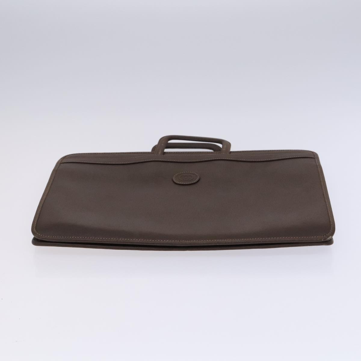 GUCCI Business Bag Leather 2way Brown Auth ep8518 | eBay