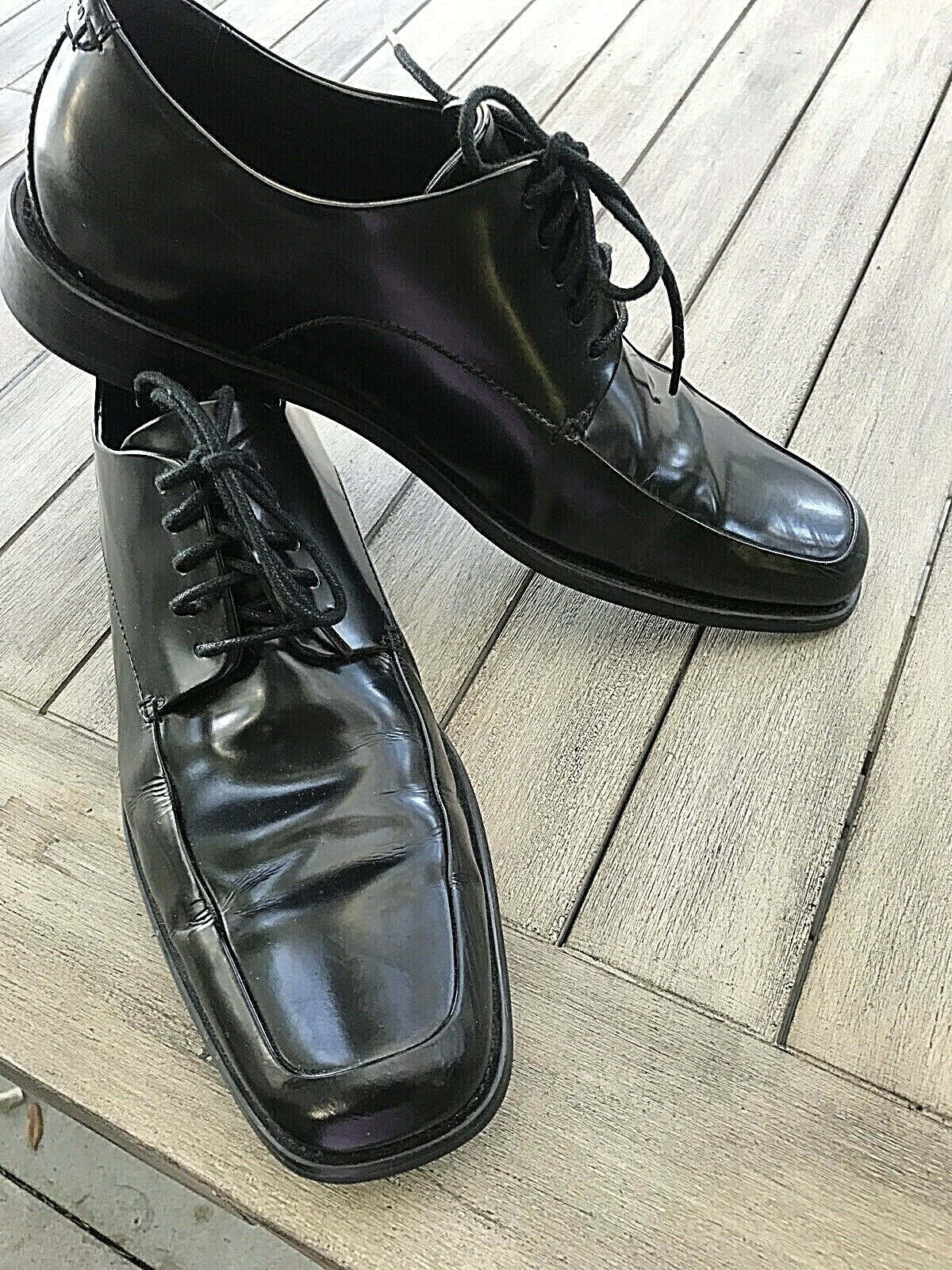calvin klein mens black dress shoes