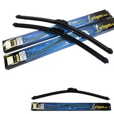 FLAT Scheibenwischer VORN + HINTEN für Niss Almera Tino 2000-2006 [26/18/20]