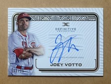 2023 Topps Definitive #DCA-JV Joey Votto Collection Autograph Auto #12/25 Reds