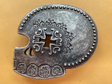 New Skull Belt Buckle 3 1/2  Wide 3  Tall