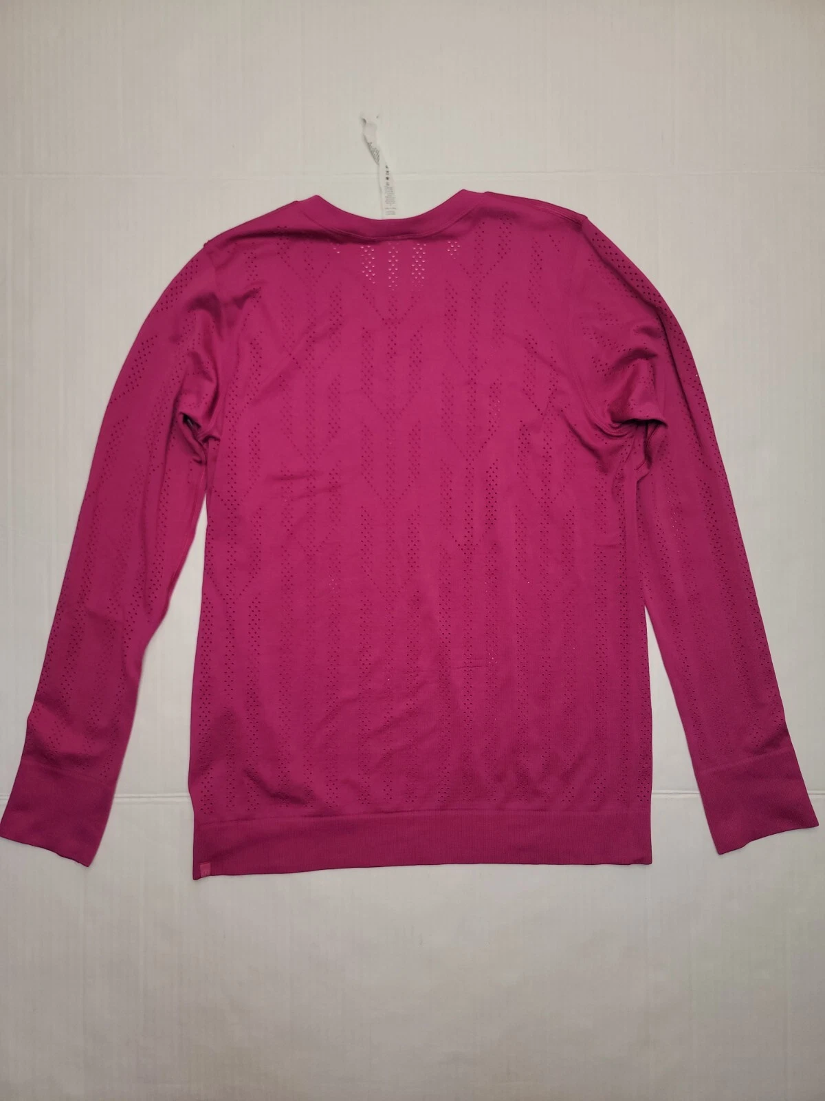 lululemon pullover perforated long sleeves relaxed fit athleisure 