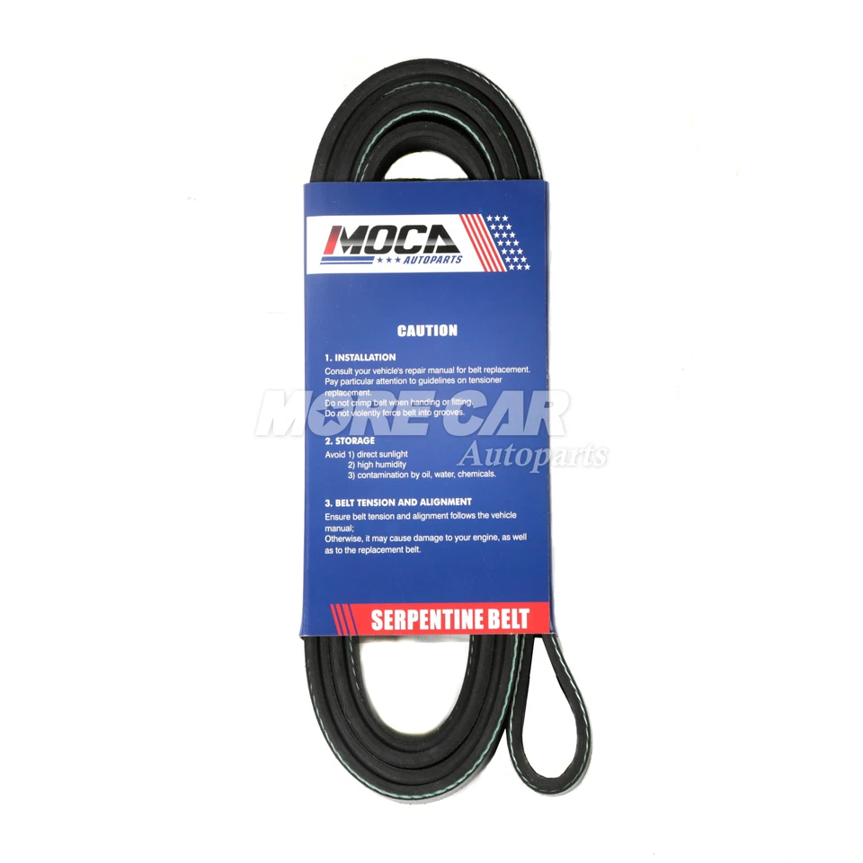 Cinturón serpentino EPDM 6PK2530 para Ford E-150 E-250 E-350 E-450 F-250 F-350 F-450 Foto 3 de 4