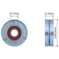NTY Spannrolle Keilrippenriemen FüR Opel Meriva Zafira B A05 1.8 L48 1.6