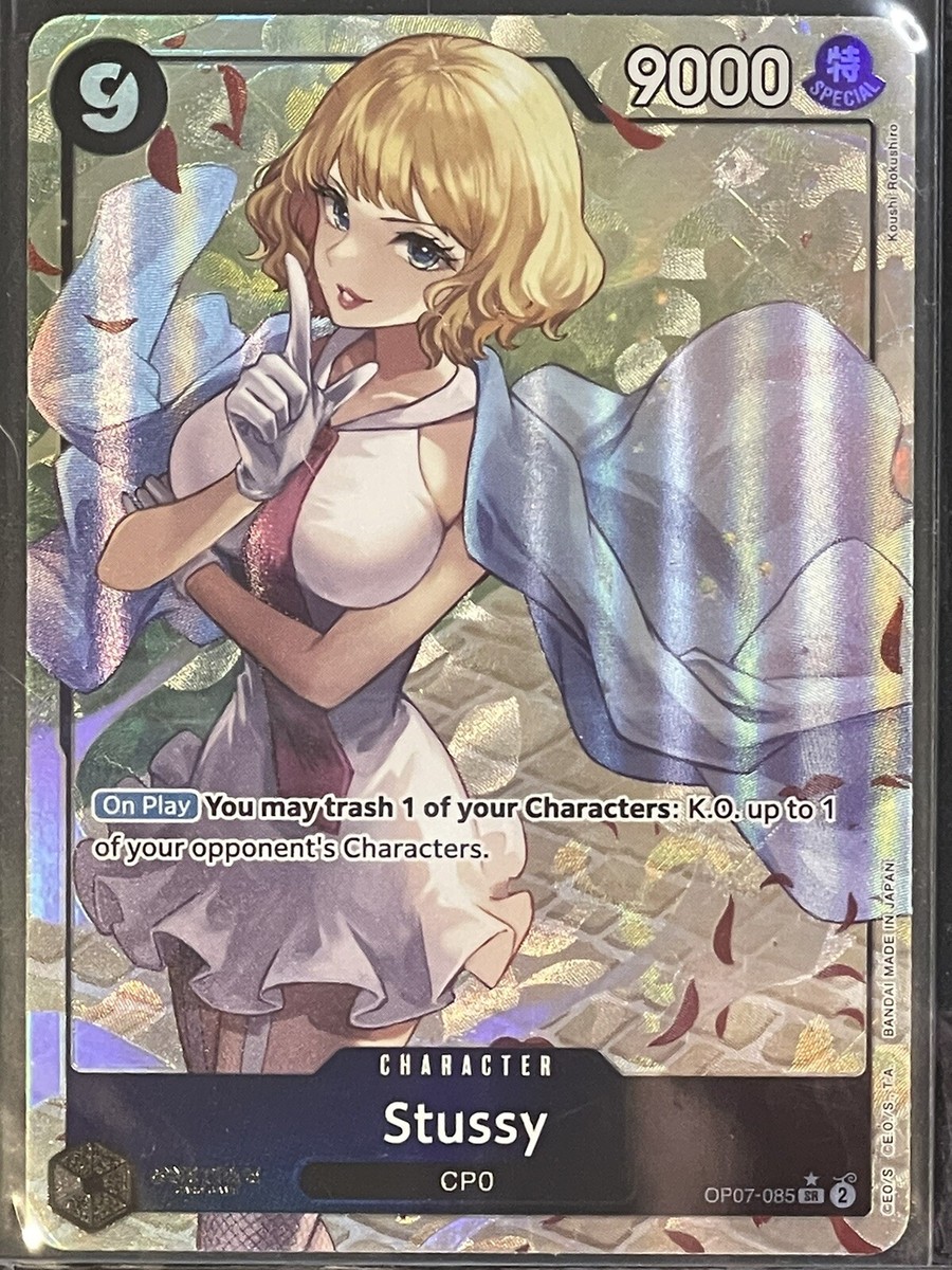 One Piece Card Game CCG TCG Stussy Alternate Alt Art OP07 One Piece Card Game CCG TCG Stussy Alternate Alt Art OP07