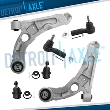 Front Lower Control Arms Ball Joints Outer Tie Rods for 2014-2018 Jeep Cherokee