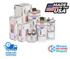 USA2237 Run Capacitor 50/5MFD 370/440V RD USA MADE Universal Fit HVAC DIY