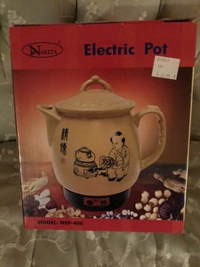 Narita Herbal Medication Pot Nep-480 4 QT Import From Taiwan