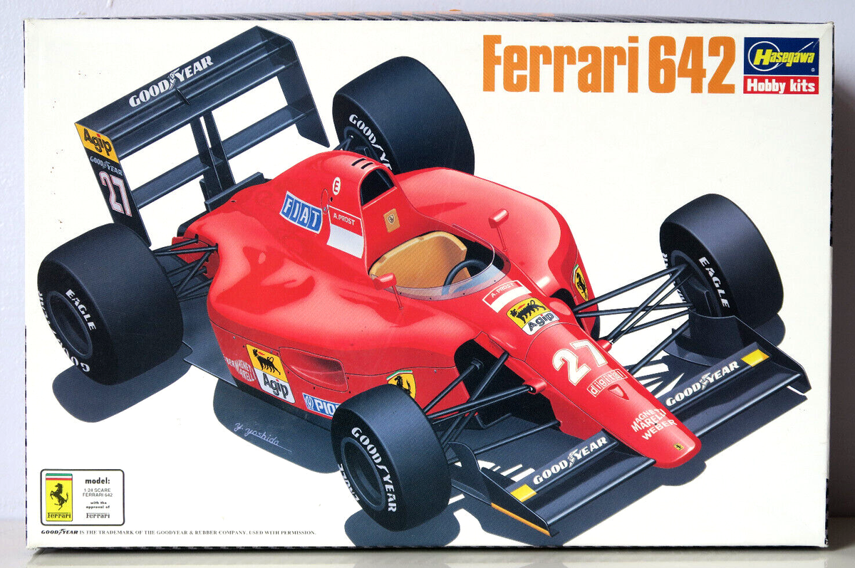 Hasegawa 1:24 Ferrari 642 Model Kit 1991 CF-17 Hobby 23017 Hasegawa 1:24 Ferrari 642 Model Kit 1991 CF-17 Hobby 23017