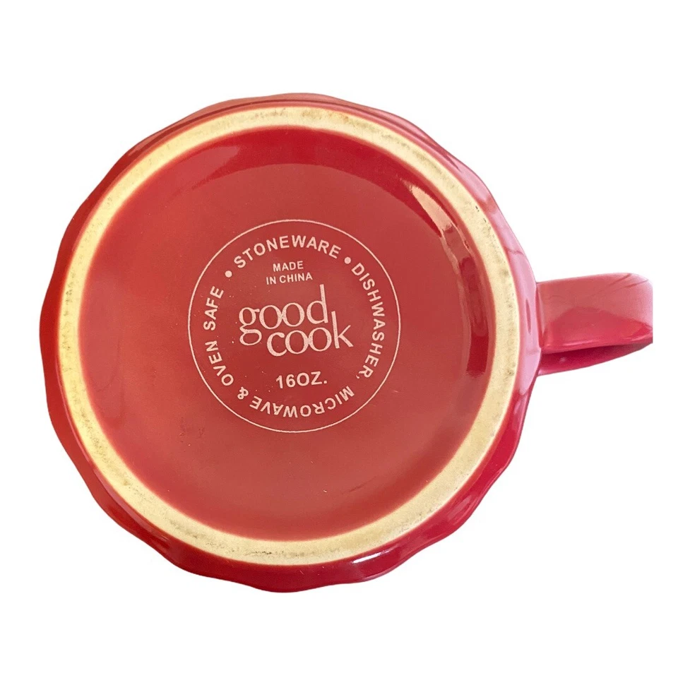Good Cook Soup Crock, 16 oz, Red - Soup Bowl Or Coffee Mug. - Изображение 3 из 4