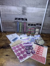 Scrapbook Embellishment Sticker Lot Heidi Grace Offray New Sealed