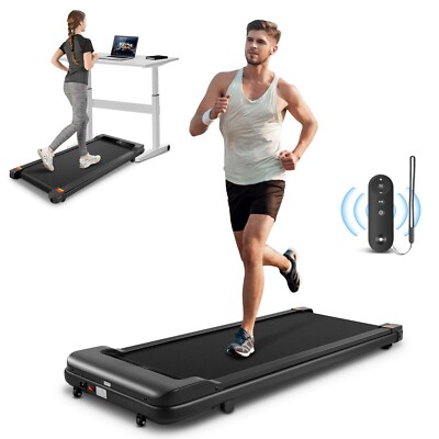 Under Desk Treadmill Walking Pad for Home 2 in 1 Treadmill with Remote Control #