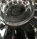 REED & BARTON 8" Crystal Bowl "Tempo Revere"  Vertical Cuts Under Rings  — photo 5