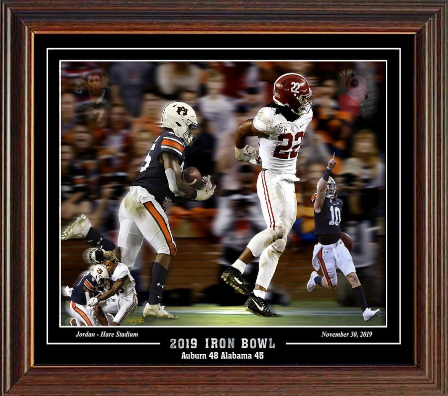 AUBURN FOOTBALL IRON BOWL 2019 PICK SIX BY PITTS SULLIVAN
