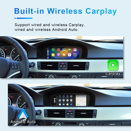 For BMW E90 2005-2012 CIC 8.8'' Car Multimedia Screen Android Auto Carplay Wifi - Picture 3 of 12