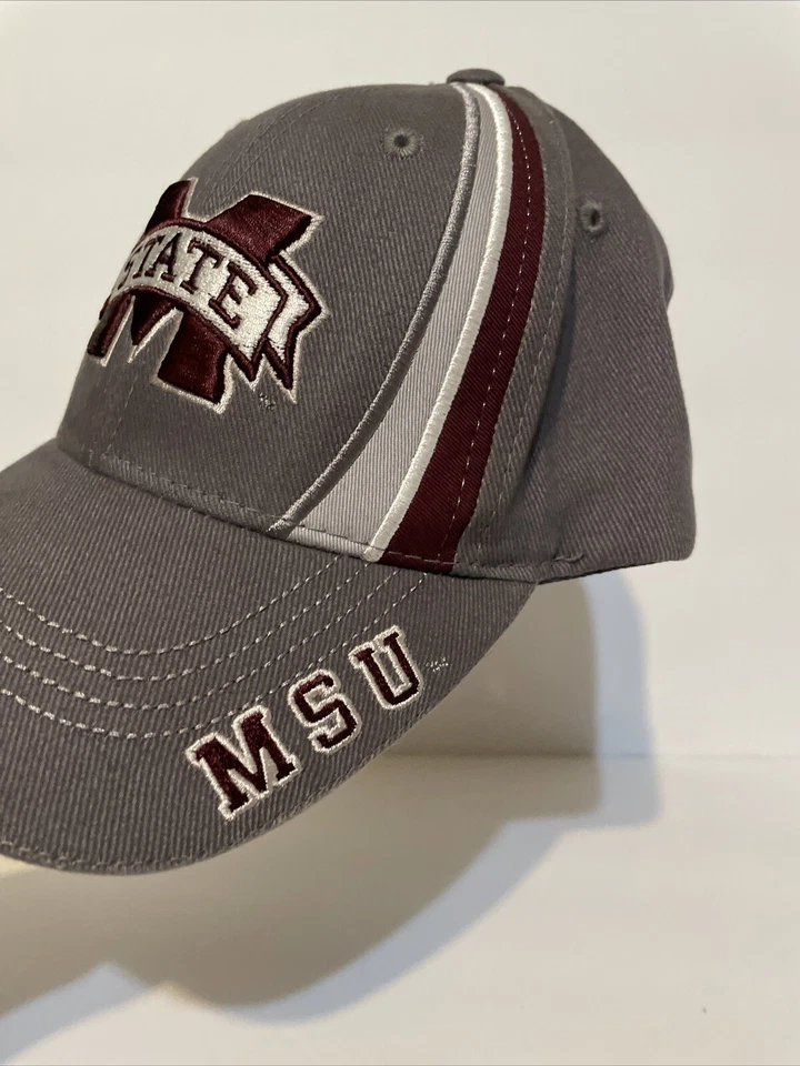 Sombrero ajustable bordado vintage de los Bulldogs del estado de Mississippi NCAA Foto 3 de 4