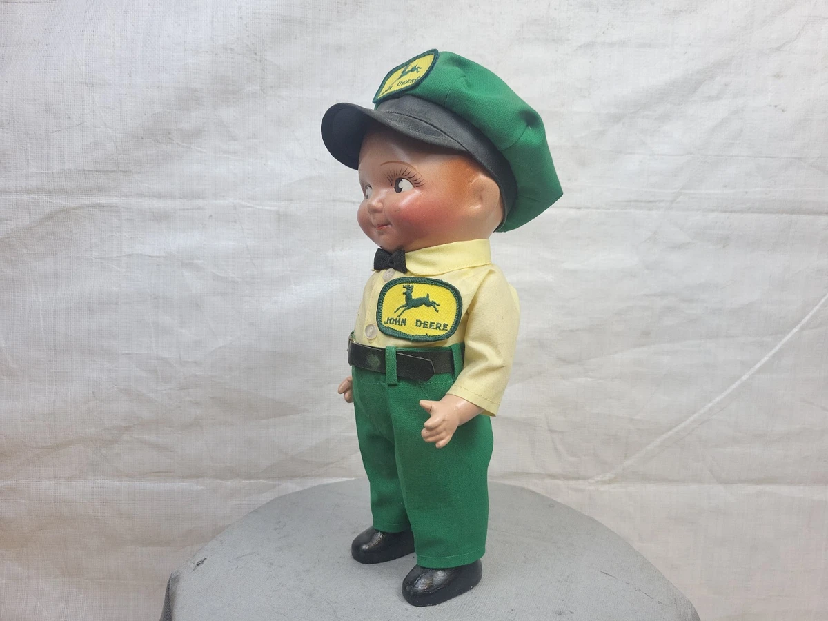 Vintage Buddy Lee Doll With John Deere Outfit And Matching Hat