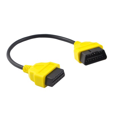 1ft 12'' ODBII ODB2 16Pin Car Mable to Female Extension Cable Diagnostic Extender