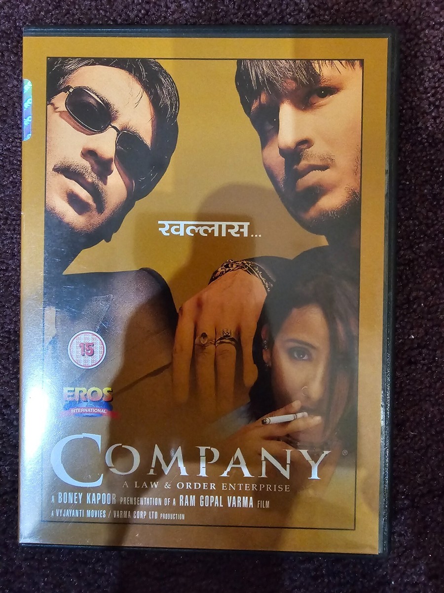 Company EROS Bollywood DVD Ajay Devgn Vivek Oberoi Manisha Koirala