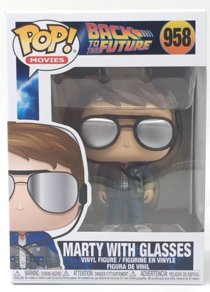 Funko Pop! Movies Back to the Future Marty with Glasses #958