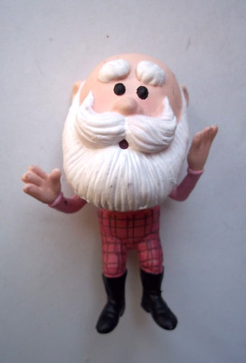 2 5/8 '' SKINNY SANTA CLAUS Plastic PVC Figure RUDOLPH Misfit Toys PLAYING MANTIS