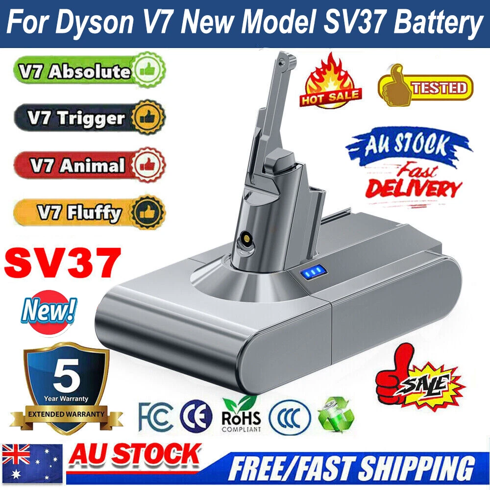 9500mAh For Dyson V7 Cord-free SV37 Battery V7 Advanced Origin Vacuum Sony Cell