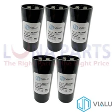 Pack of 5 - VIALU - 86-103 uf/MFD 220-250 VAC Round Start Capacitor 50/60 Hz