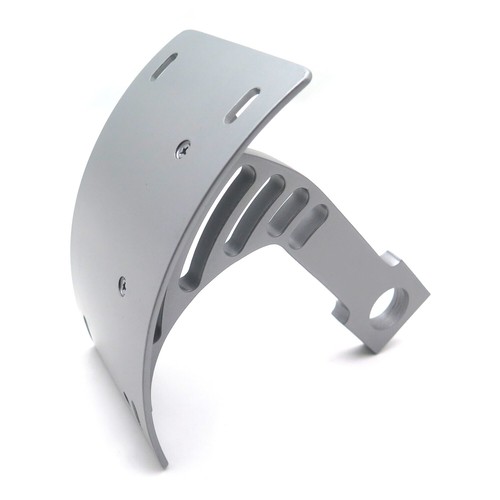 Curved License Plate Bracket For Kawasaki ZXR6/ ZX6R RR(636)/ZX7/ ZX7R Silve eBay