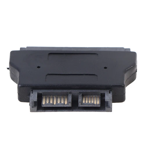 SATA 22Pin to 13Pin Slimline SATA  Adapter 7+15 Serial Female to 7+6 Male.c3 Ts