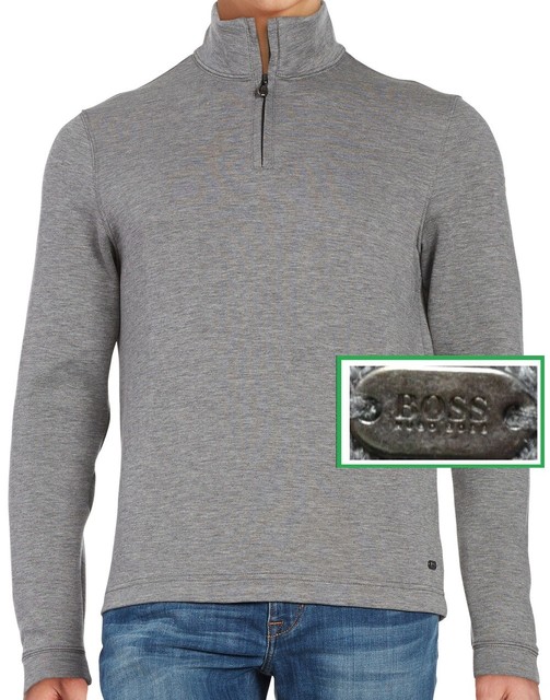 NWT Hugo Boss Green Label By Hugo Boss QuarterZip Pullover Size S eBay