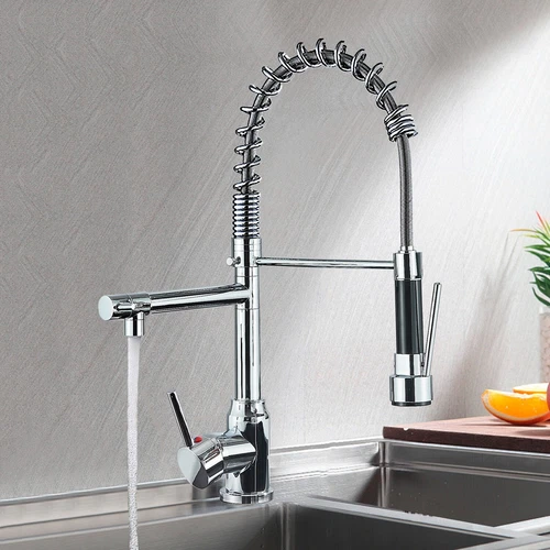 Commercial Pre-Rinse Kitchen Taps Pull Down Swivel Kitchen Tap Kitchen Mixer Tap