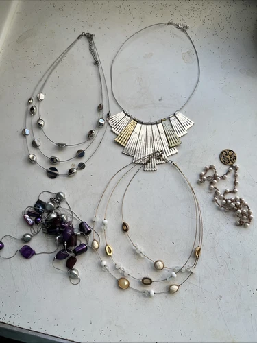 VETEMENTS Set di 5 collane per costumi moda