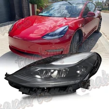 Headlight For 2021 2022 2023 Tesla Model 3 Y Matrix LED Driver Left 151495200C