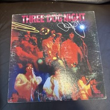 Three Dog Night Live Signed Vinyl LP Chuck Negron Autographed Record Three Dog Night Live Signed Vinyl LP Chuck Negron Autographed Record