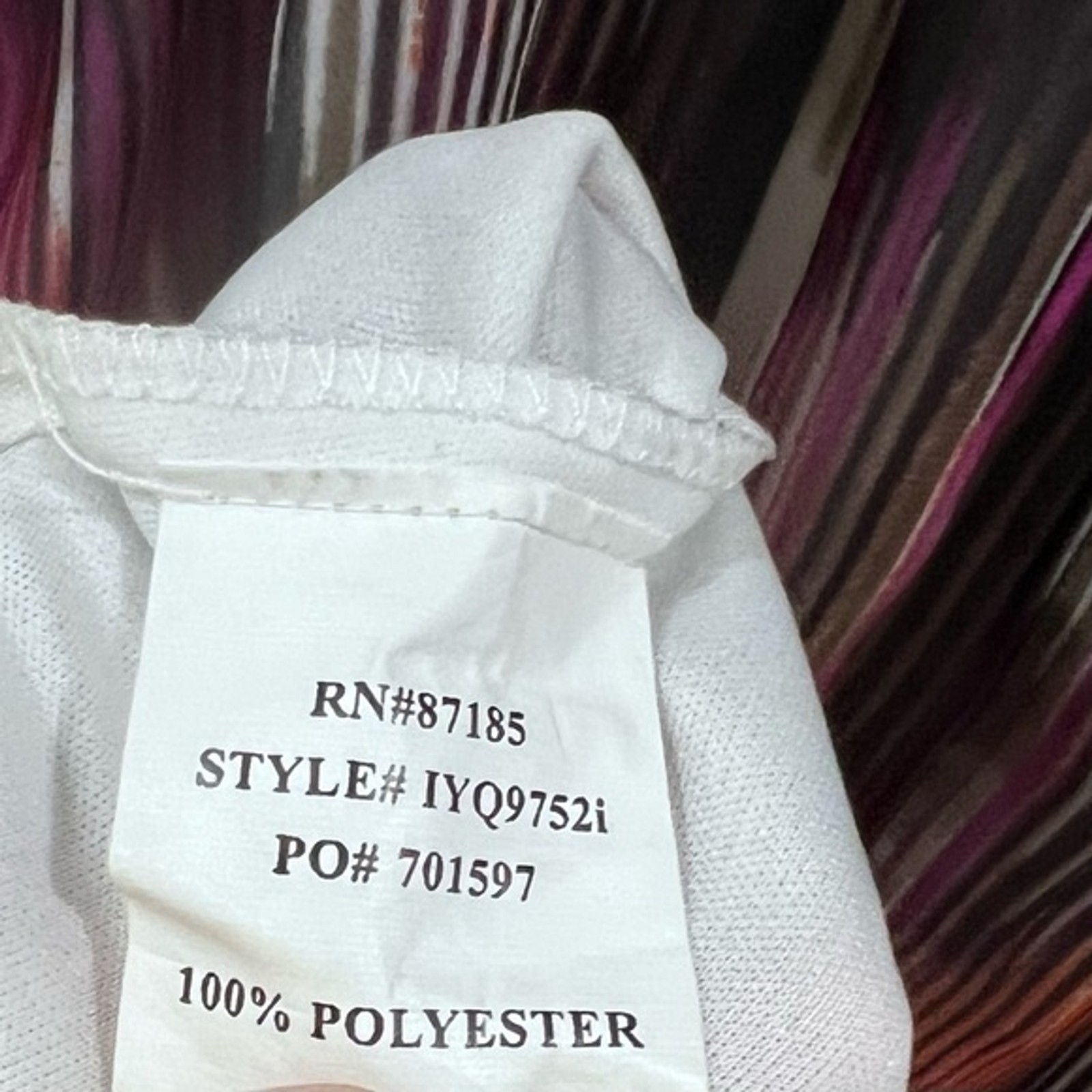 Ruby Rox magenta abstract print chiffon sundress … - image 7