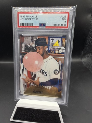 1995 PINNACLE #128 KEN GRIFFEY JR. PSA 8
