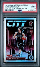 2023 PANINI HOOPS PREMIUM STOCK CITY EDITION SILVER JAIME JAQUEZ JR. RC PSA 9