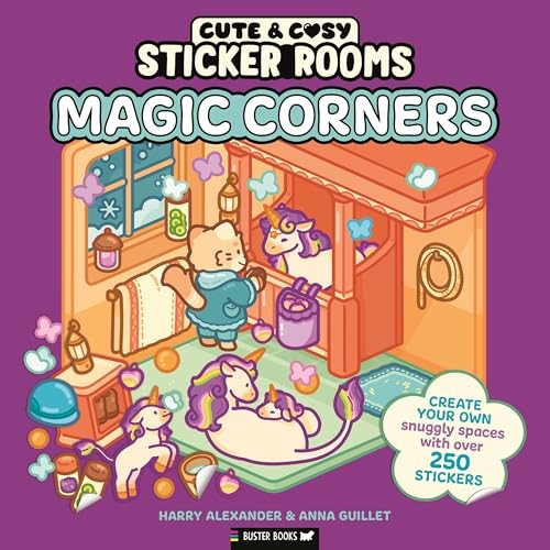 Sticker Rooms: Magic Corners (Cute & Cosy) by Harry Alexander (PB 2026) - Image 5