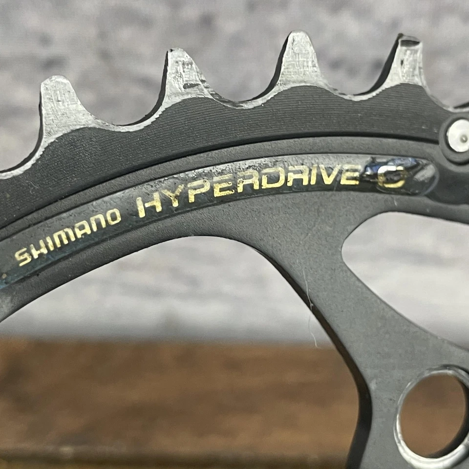 Shimano Deore Hyperdrive C Chainring Set 5-Bolt 94/58 BCD MTB 22T 32T Vintage - Image 3 of 4